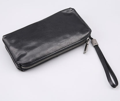 retro casual mens top leather wallet