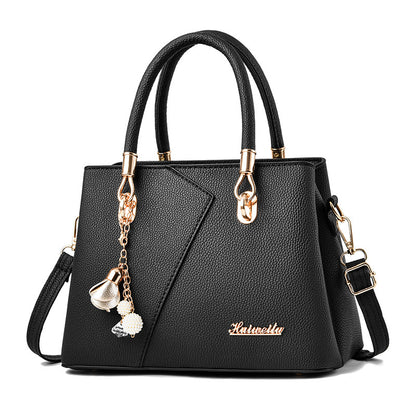 autumn and winter new fashion litchi pattern shoulder messenger bag