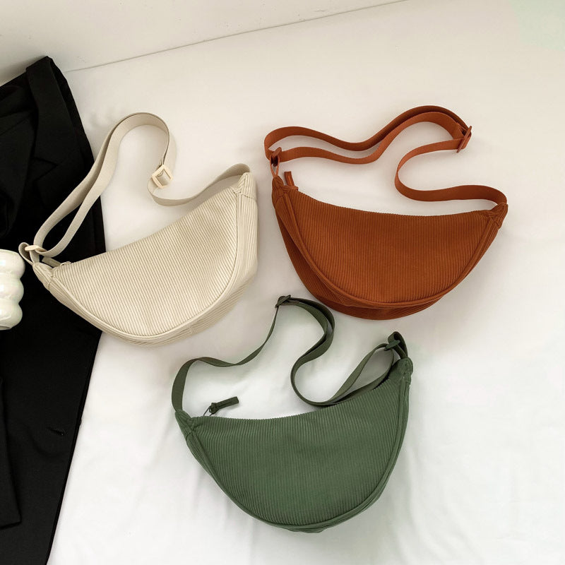 Lightweight Small Satchel Underarm Bag Shoulder Canvas Bag