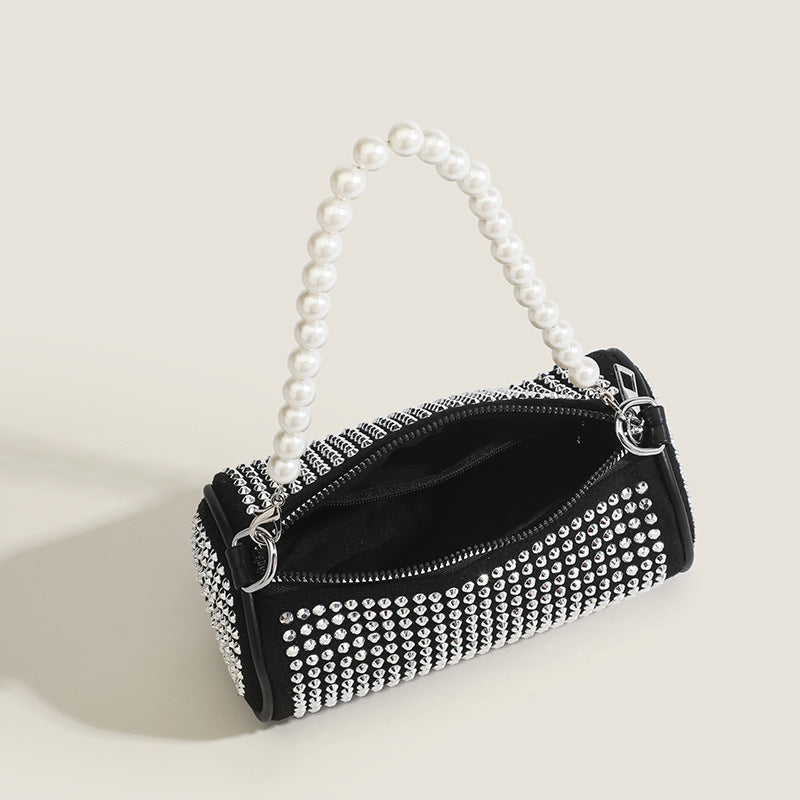 shiny rhinestone crossbody bag casual fashion