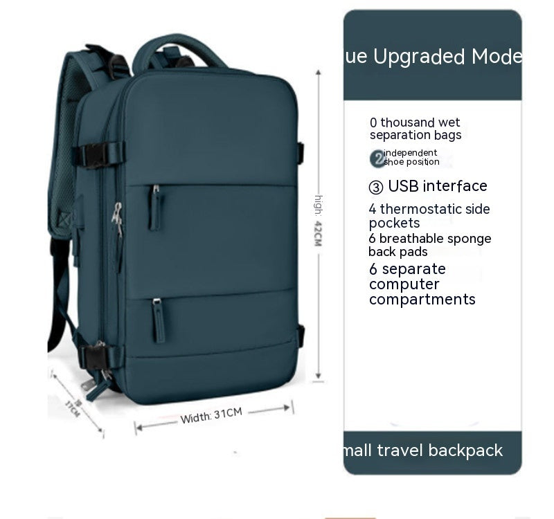 large capacity multifunctional travel waterproof mummy backpack