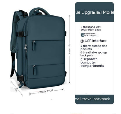 large capacity multifunctional travel waterproof mummy backpack