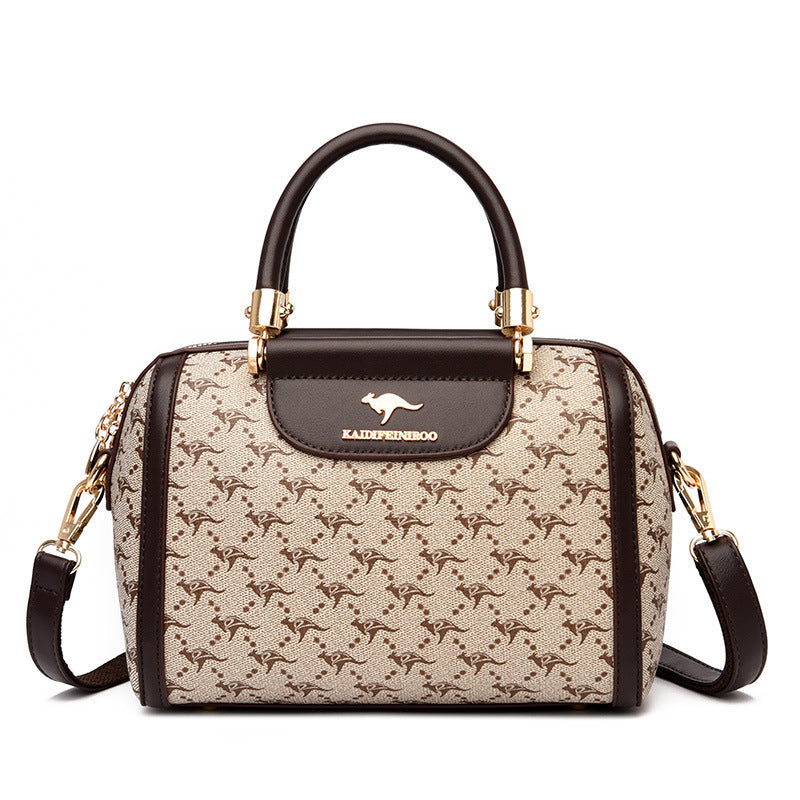 womens fashionable printed shoulder bag