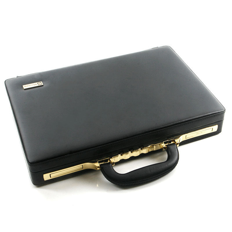 factory direct leather password suitcase