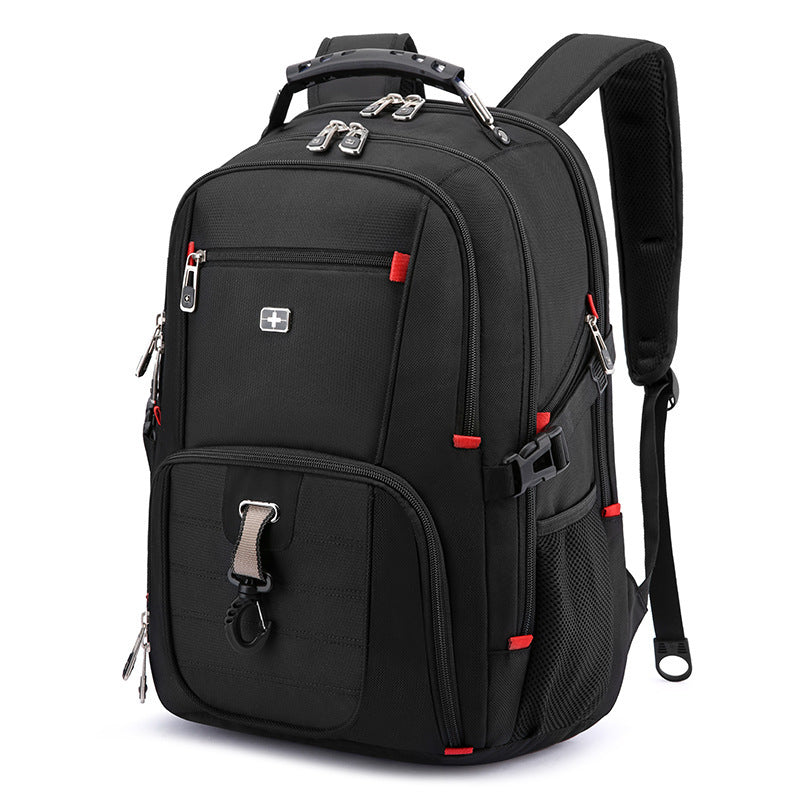 computer backpack large capacity 1680d waterproof multifunctional shoulder bag