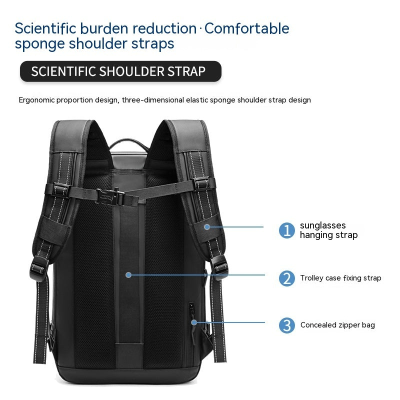 mens minimalist multifunctional large capacity travel backpack